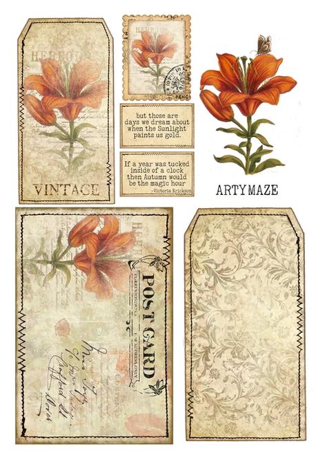 Stary Papier, Vintage Pages, Window Envelopes, Free Vintage Printables, Free Printable Art, Scrapbook Stickers Printable, Vintage Printable, Images Vintage, Vintage Junk Journal