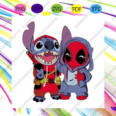 Stitch And Baby DeadPool, Stitch svg, Deadpool, marvel, disney, marvel studio Check more at https://cherishsvgcricut.com/product/stitch-and-baby-deadpool-stitch-svg-deadpool-marvel-disney-marvel-studio/ Stitch And Deadpool, Stitch Deadpool Tattoo, Baby Deadpool Tattoo, Stitch Deadpool, Deadpool Tattoo Ideas, Baby Deadpool, Coloured Drawings, Deadpool Tattoo, Deadpool Drawing