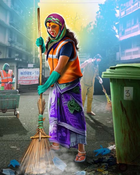 Clean India Posters, Tejaswini Pandit, India Poster, Human Figure Sketches, Drawing Competition, Durga Painting, Cartoon Clouds, Painting Competition, Beautiful Art Paintings