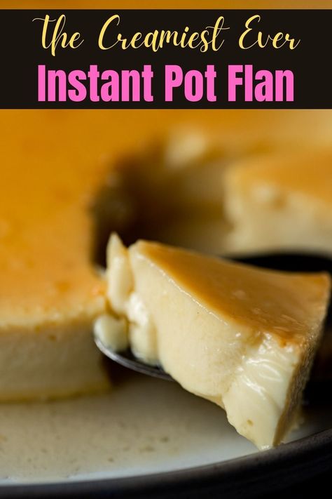 Simple yet elegant, this Instant Pot Flan is rich and decadent with a creamy custard base and a smooth caramel topping. You only need 6 ingredients and it’s ready in half the time as flan baked in the oven! Traditional Flan Recipe, Instant Pot Flan Recipe, Creamy Flan, How To Make Flan, Happy Housewife, Flan Recipe, Best Instant Pot Recipe, Easy Instant Pot Recipes, Instant Pot Dinner Recipes