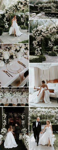 Black And White Wedding Theme, Enchanted Garden Wedding, Wedding Themes Summer, White Wedding Theme, Wedding Theme Colors, Enchanted Garden, Wedding Mood Board, Wedding Mood, Greenery Wedding