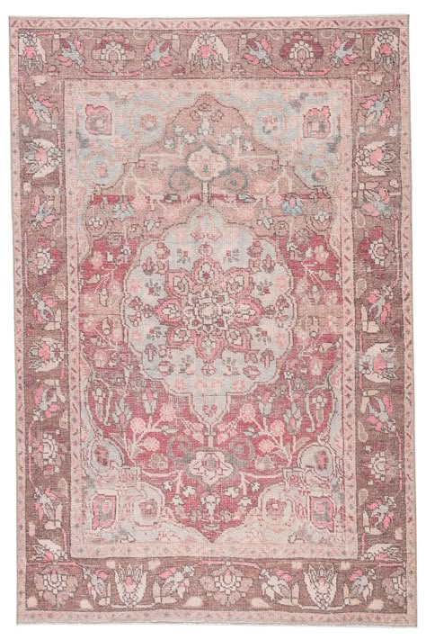 Eddie Medallion Rug | Urban Outfitters Pretty Area Rugs, Pink And Blue Rug, Jaipur Rugs, Pink Carpet, Synthetic Rugs, Pink Power, Jaipur Living, Medallion Rug, Rug Direct