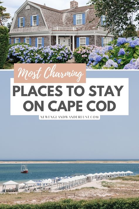 Wondering where to stay on Cape Cod? Explore the region’s top towns, from Provincetown’s artsy vibe, Harwich's central location, and Yarmouth's family-friendly atmosphere. This guide breaks down all 16 of Cape Cod's towns, and includes highlights the best places to stay, including boutique hotels, seaside cottages, and luxurious resorts. Find your ideal base to explore Cape Cod’s beaches, lighthouses, seafood shacks, quaint Main Streets for shopping, and scenic nature trails! Cape Cod Family Vacation, Cape Cod Travel Guide, Cape Cod 4th Of July, Cape Cod Trip, Cape Cod Towns, Cape Cod Travel, Seaside Cottages, Artsy Vibe, Boston Vacation