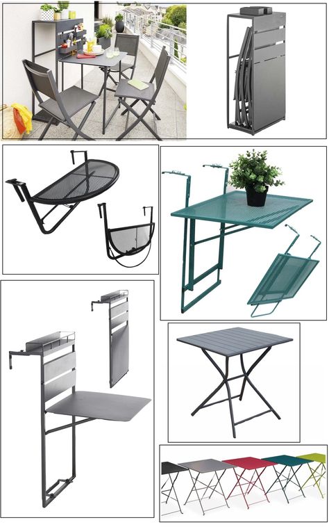 Trouvez le bon aménagement pour un balcon en longueur - Clematc Outdoor Balcony Furniture, Small Apartment Balcony Ideas, Bedroom With Balcony, Luxury Dining Tables, Small Balcony Design, Trendy Apartment, Multipurpose Furniture, Balcony Ideas Apartment, Outdoor Balcony