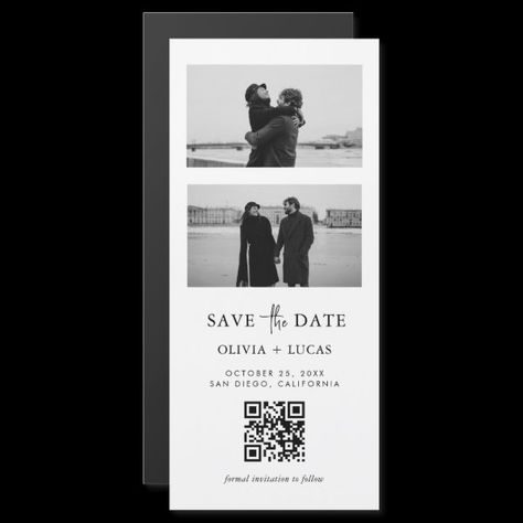 QR Code Photo Strip Magnetic Wedding Save The Date Save The Date Magnet Ideas, Qr Code Photo, Magnet Ideas, Wedding Magnets, Photo Strip, Wedding Magnet, Save The Date Magnets, Formal Invitation, Wedding Save The Date