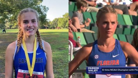 Parker Valby intentionally achieved 17 pounds of weight loss through a strategic diet and cross-training to enhance her performance in distance running. Parker Valby, Distance Running, Senior Year, Cross Training, Cross Country, Diet, Hairstyles, Train, Running