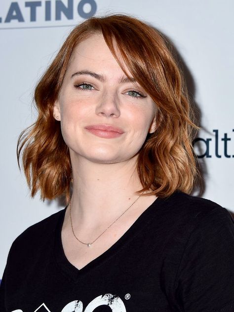 Emma Stone Emma Stone Short Hair, Korean Bob Haircut, Korean Bob, Emma Stone Hair, Inspiration Designs, Ash Blonde Hair, Bob Haircut, Emma Stone, Short Bob Hairstyles