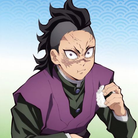 Genya Demon Slayer, Demon Slayer Genya, Genya Pfp, Genya Shinazugawa, Cool Captions, Anime Character Drawing, Slayer Anime, Cutie Patootie, Anime Demon