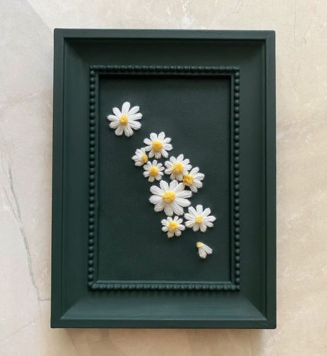 DMC (@dmc_embroidery) • Instagram photos and videos Embroidery Frame Wall Decor, Embroidery Frame, Clay Wall Art, Green Backdrops, Thread & Yarn, Frame Wall, Frame Wall Decor, Embroidery And Stitching, Embroidery Art