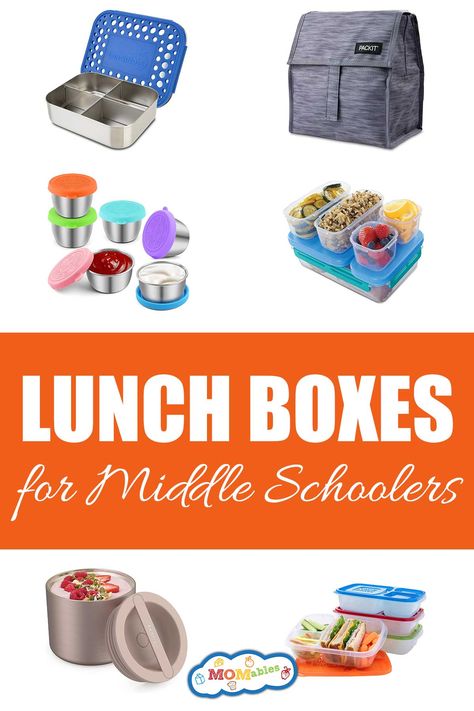 Middle Schooler Approved Lunch Boxes (2023 Top Picks) |MOMables Middle School Lunch Bags, Lunch For Middle Schoolers, Middle School Lunch Box Ideas, Lunch Ideas For Middle Schoolers, Healthy Lunches For School, Lunches For School, Snack Boxes Healthy, Middle School Boys, Healthy Packed Lunches