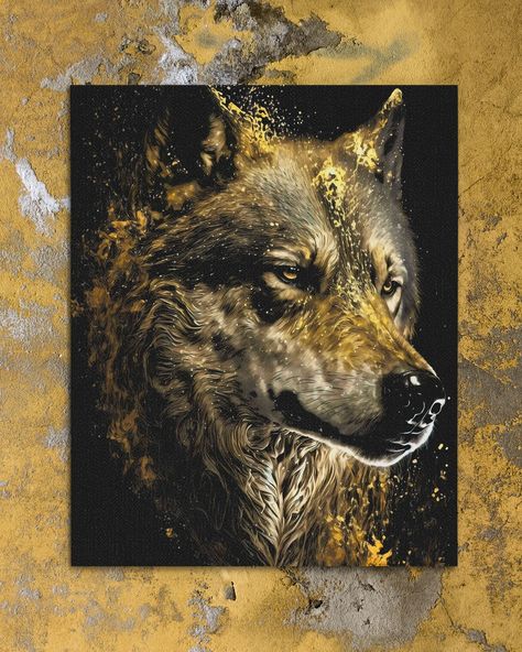 🐺 Immerse yourself in the beauty of the wilderness with our Wolf Art Collection. These stunning paintings offer a glimpse into the world of wolves, capturing their strength and grace in every brushstroke. ➡️ https://luxurywallart.com/collections/wolf-paintings . . . . . #luxurywallart #luxuryart #wolfart #wolf #blackwolf #bluewolf Wolves Painting Acrylic, Wolf Paintings, Stunning Paintings, Luxury Wall Art, Wolf Painting, Black Wolf, Luxury Art, Wolf Art, Watercolor Drawing