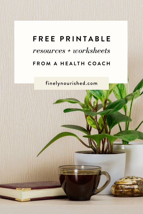 As a Holistic Health Coach, I specialize in helping busy women find balance in all areas of their lives - have you checked out the FREE Resource Library at finelynourished.com lately? There's a ton of printable worksheets for the taking including journal prompts, cheat sheets, and even self care bingo - follow the link to download yours! #womenshealth #healthcoach #freeprintable #holistichealth #healthandwellness Health Coach Worksheets, Health Coach Templates, Holistic Coach Branding, Health Coach Aesthetic, Health And Wellness Logo Design, Cosmic Cycles, Self Care Bingo, Health Coach Logo, Health Printables