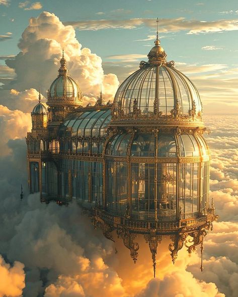 Cloud Palace, Sky Palace, Mind Palace, Concept Board, Fantasy City, Fantasy Castle, Fantasy Setting, Fantasy Places, Fantasy Art Landscapes