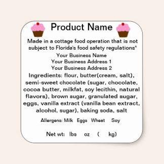 Cottage Law Food, California Cottage, Cottage Food, Florida Cottage, Home Bakery Business, Artist Cake, Cookie Craft, Florida Food, Labels Printables Free