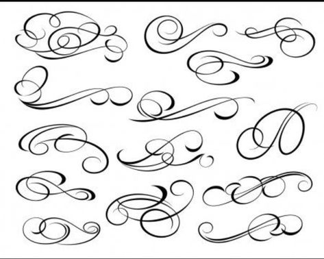 Forever Symbol, Swirl Tattoo, Tattoo Fonts Alphabet, Calligraphy Fonts Alphabet, Tattoo Fonts Cursive, Text Dividers, Graffiti Art Letters, Lettering Styles Alphabet, Tattoo Lettering Design