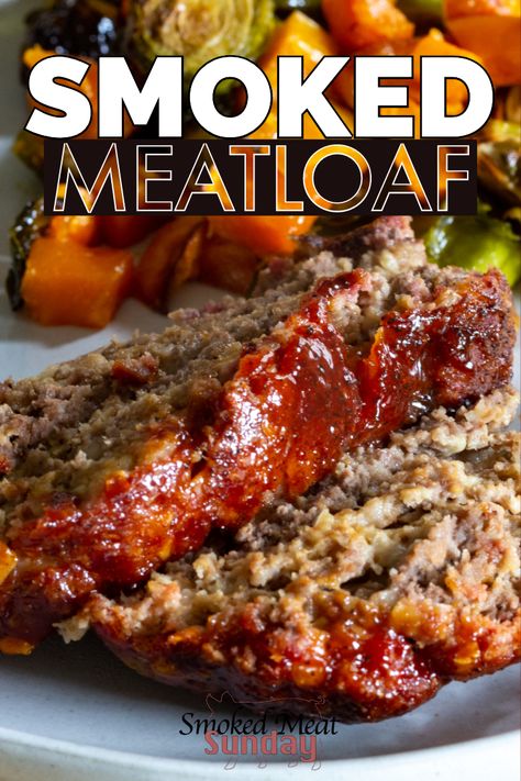 Smoked Meatloaf Recipe, Traeger Grill Recipes, Smoked Meatloaf, Pellet Grill Recipes, Traeger Recipes, Smoked Meat Recipes, Meatloaf Recipe, Smoker Recipes, Smoked Food Recipes