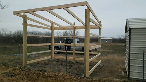 Horse Run In Shelter, Simple Horse Barns, Pasture Shelter, Cow Pen, Small Horse Barns, Horse Shed, W Pics, Livestock Shelter, Diy Horse Barn