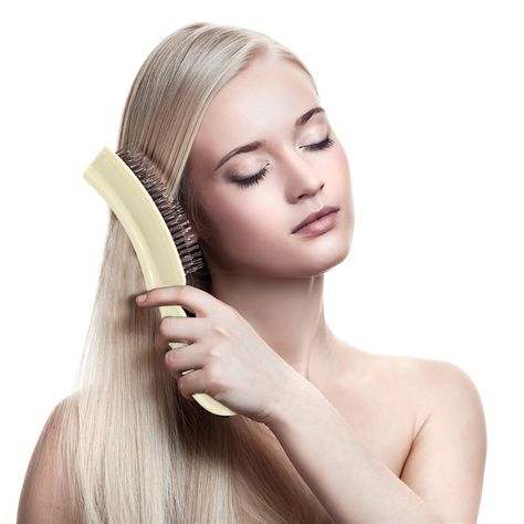 1pc Scalp Massage S Shape Fluffy Hairdressing Make-up Comb Scalp Massage Comb Hair Brush for Women Straightening Comb, Hair Straightening, Scalp Massage, Hair Brush, Hair Straightener, Comb, Massage, Make Up, Makeup