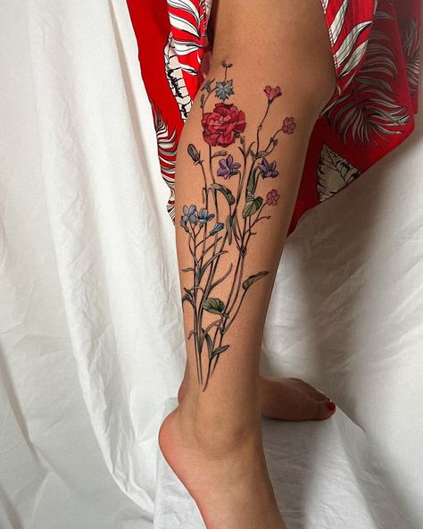 Vein Tattoos, Veins Tattoo, Tattoo Catalog, Wildflower Tattoo, Tattoos For Daughters, Cover Up Tattoos, Foot Tattoos, Tattoos Ideas, Tattoo Inspo