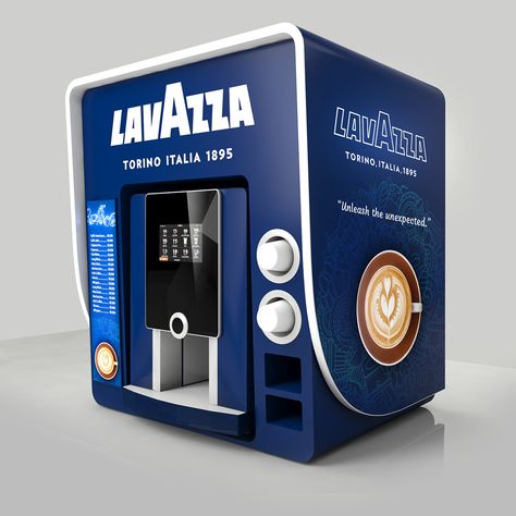 Coffee Vending machine | Branding on Behance Coffee Vending Machine Design, Vending Machine Design, Coffee Vending Machines, Graphic Projects, Industrial Design Sketch, Coffee Stickers, Coffee Corner, Ice Cream Machine, Coffee Machines