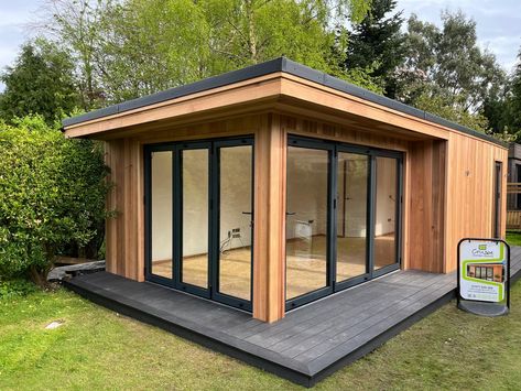 Garden Rooms Gallery | Garden Office | Garden Gym Rooms Gaming Shed, Wooden Garden Buildings, Garden Gym, Gaming Ideas, Man Shed, Cedar Garden, Office Garden, Gym Room, Garden Rooms