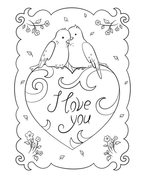 Valentine Coloring Sheets, Mom Coloring Pages, Coloring Pages Winter, Valentines Day Coloring Page, Valentine Coloring Pages, Heart Coloring Pages, Love Coloring Pages, Valentines Day Coloring, Valentine Coloring