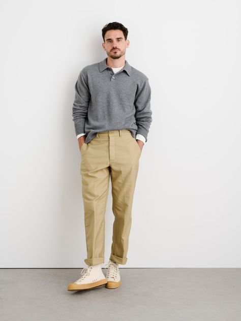 Summer Madness, Sculptural Fashion, Minimalist Fashion Men, Pants Outfit Men, Capsule Closet, Alex Mill, Work Trousers, Mens Fashion Streetwear, Brushed Cotton