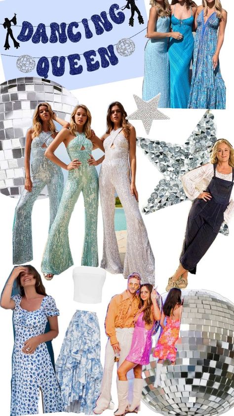 Mamma Mia Inspired Outfits, Mamma Mia Outfits, Mamma Mia Party, Mia Outfits, Outfit Inspired, Queen B, Party Outfits, Dancing Queen, Inspired Outfits