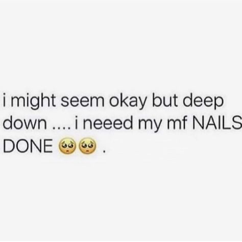 DM FOR CHEAP PROMO on Instagram: “Drop an emoji if you need your nails slayed! 💅🏾❤️” Nails Done Quotes, Viral Quotes, Done Quotes, Entertaining Quotes, Self Healing Quotes, Doing Me Quotes, Nails Done, Good Quotes For Instagram, Twitter Quotes Funny