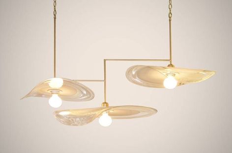 Lilypad Chandelier 2 Lighting Trends, Organic Forms, Kitchen Lighting Fixtures, Beautiful Lighting, Custom Lighting, Pendant Chandelier, Lily Pads, Interior Lighting, Ceiling Lamp