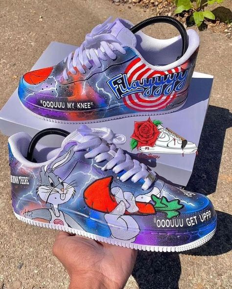 🔥 Air Force 1 🔥 (@af1.beasts) • Instagram photos and videos Carrot Design, Unique Rabbit, Air Force 1 Sneakers, Red Lightning, Custom Air Force 1, Cartoon Rabbit, Rabbit Cartoon, Grey Women, Red And Grey