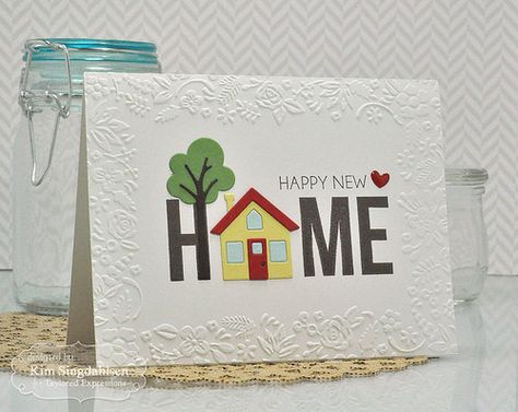 Taylored Expressions Little Bits - House Welcome Home Cards, Realtor Cards, Housewarming Card, New Home Card, Happy New Home, Home Card, New Home Cards, Taylored Expressions, No Place Like Home