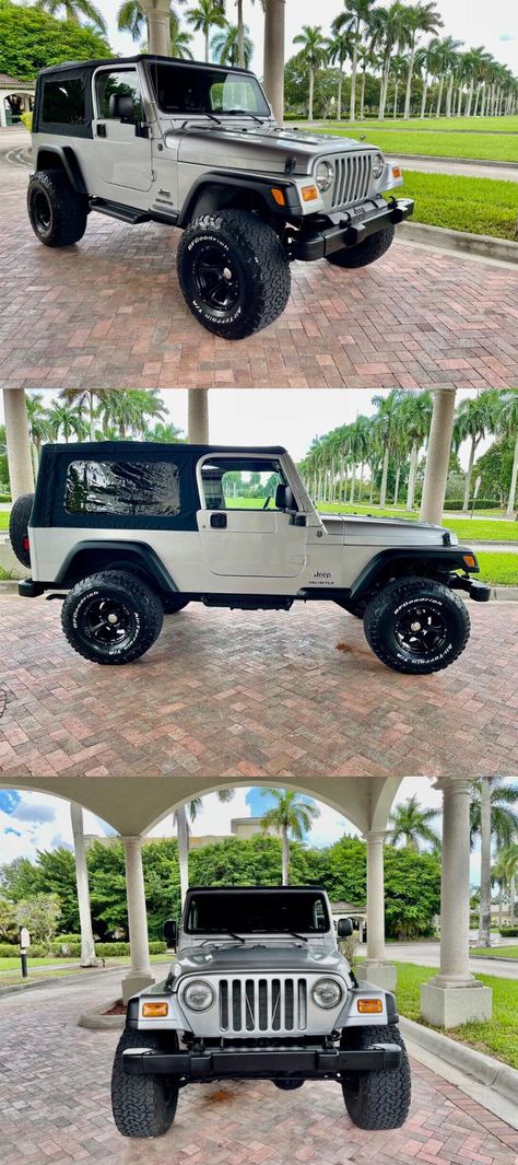 2006 Jeep Wrangler Unlimited LJ FLORIDA BORN AND RAISED 6 Speed N 2006 Jeep Wrangler Unlimited Lj, Jeep Lj Unlimited, Jeep Lj, Jeep Unlimited, 2006 Jeep Wrangler Unlimited, Lifted Jeep, 2006 Jeep Wrangler, Go Carts, Jeep Stuff