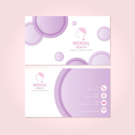 Mental health psychiatrist name card mockup vector | free image by rawpixel.com / sasi Leaflet Template, Medical Business Card, Business Card Design Minimal, Yellow Business Card, Double Sided Business Cards, Medical Business, Graphic Design Business Card, Vertical Business Cards, Modern Business Cards Design