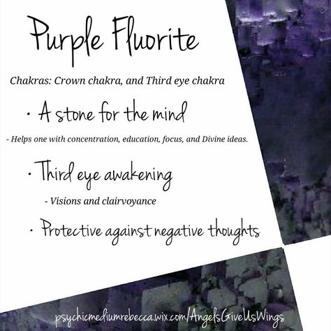 Purple Fluorite crystal meaning Fluorite Crystal Meaning, Fluorite Meaning, Crystal Knowledge, Purple Fluorite, Gemstone Meanings, Crystal Therapy, Crystal Healing Stones, Crystal Magic, Fluorite Crystal