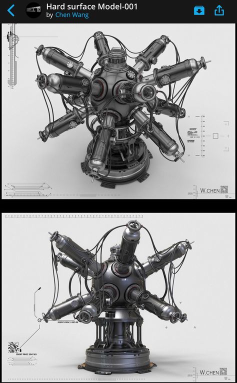 Train Concept Design, Scifi Machine, Concept Art Sci Fi, Science Equipment, Sci Fi Props, Props Concept, Robot Concept, Sci Fi Design, Retro Gadgets