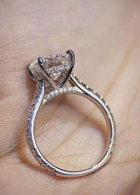 Unique Cathedral Engagement Ring, Cathedral Setting Engagement Ring Oval, Engagement Rings Cathedral, خواتم خطوبة, Cathedral Engagement Ring, Pretty Engagement Rings, Dream Wedding Ring, Cathedral Engagement Rings, Timeless Engagement Ring