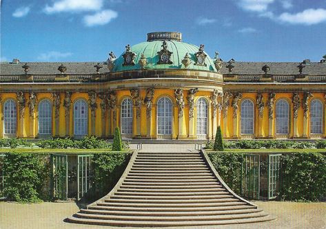 Sanssouci Palace The World’s 10 Most Beautiful Palaces - Spear's Magazine Dreamy Locations, Roman Palace, Sanssouci Palace, German Castles, Potsdam Germany, Frederick The Great, New Palace, Schönbrunn Palace, Dragon House