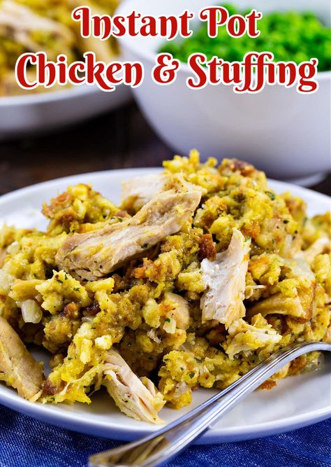 Instapot Chicken And Dressing, Instant Pot Christmas Recipes, Instant Pot Chicken And Dressing Recipes, Chicken Stuffing Instant Pot, Instant Pot Chicken And Stuffing Recipe, Chicken And Stuffing Instant Pot, Chicken And Stuffing In Instant Pot, Instapot Chicken And Stuffing, Pressure Cooker Chicken And Stuffing