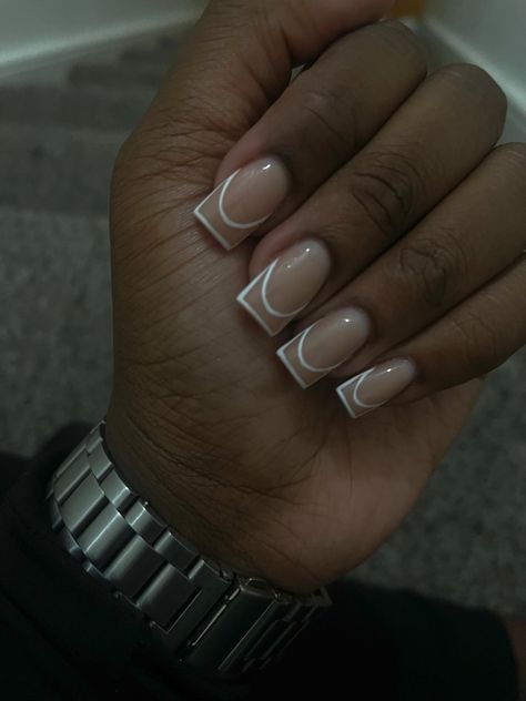 Short Work Nails, Nails Coffin Short, Short Acrylics, Work Nails, French Tip Acrylic Nails, Cute Acrylic Nail Designs, Short Square Acrylic Nails, Short Acrylic, Acrylic Nails Coffin Pink