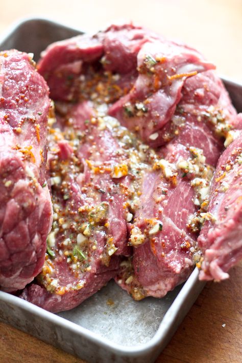 Roasted Boneless Leg of Lamb - Orange Infused | The Healthy Foodie Roasted Boneless Leg Of Lamb, Boneless Leg Of Lamb, Lamb Recipe, Leg Of Lamb, Beverage Recipes, Farm Shop, Lamb Recipes, Healthy Foodie, Christmas 2015