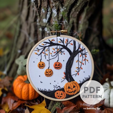 Halloween is the perfect time to get crafty and add some spooky charm to your home, clothing, or accessories. Whether you’re a beginner or a seasoned embroiderer, these 40 Halloween embroidery ideas will inspire your creativity. From eerie motifs to fun and quirky designs, Spooky Season Embroidery, Embroidery Halloween Designs, Halloween Embroidery Ideas, Spooky Embroidery Patterns, What To Do With Embroidery Projects, Fall Embroidery Patterns, Halloween Embroidery Patterns, Seasonal Embroidery, Goth Embroidery