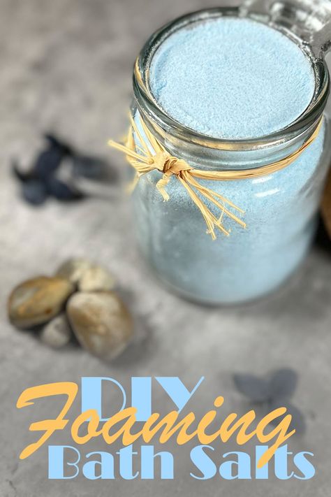 I loved making these bath salts, as well as using them! In fact, I’m going to run a bath right after I’m done writing this for you. Diy Foaming Bath Salts, Foaming Bath Salts, Bath Salts Diy Recipes, Bath Recipes Diy, Diy Bubble Bath, Bubbling Bath Salts, Selling Essential Oils, Bath Salts Recipe, Bath Salts Diy