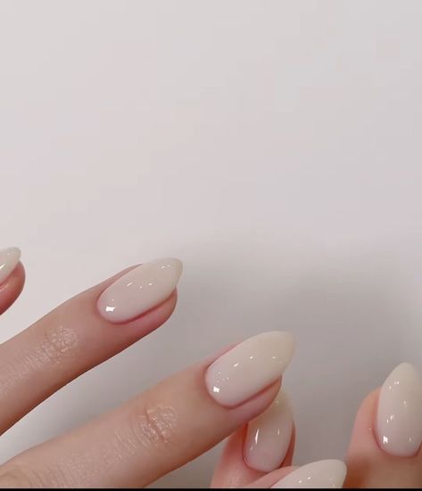 Cream Wedding Nails, Milky Nails, Subtle Nails, Casual Nails, Cream Nails, Neutral Nails, Elegant Nails, Minimalist Nails, Dream Nails