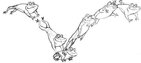 Frog Jumping Illustration, Frog Jumping Animation, Frog Animated, Frogs Jumping, Jump Drawing, Frog Jumping Drawing, Frog Jumping, Frog Animation, 12 Principles Of Animation