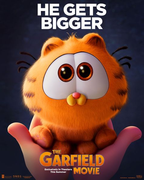 The only way to start a Monday is with my baby face. You’re welcome. Watch my story unfold in #GarfieldMovie, exclusively in movie theaters this Summer. Garfield The Movie, Garfield Movie, Carl Rogers, Garfield And Odie, Summer Movie, Nicholas Hoult, Alley Cat, Chris Pratt, Original Movie