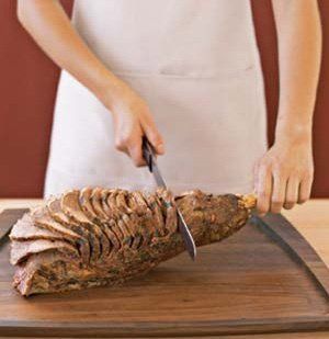 Carving a leg of lamb Roast Leg Of Lamb Bone In, Leg Of Lamb Recipes Bone In, Bone In Leg Of Lamb, Lamb Roast Recipe, Lamb Leg Recipes, Roast Lamb Leg, Knife Skills, Lamb Leg, Leg Of Lamb