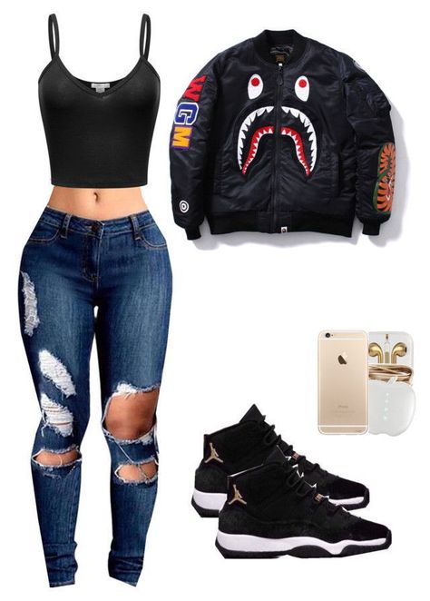 Teenage Outfits, Teen Swag Outfits, Jordan Outfits, Outfits Polyvore, Swag Outfits For Girls, Cute Outfits For School, Tomboy Style Outfits, Tween Outfits, Teenager Outfits