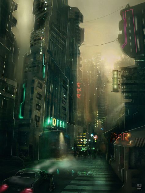 Listen to this song while viewing the photos: https://www.youtube.com/watch?v=85bkCmaOh4o - Album on Imgur Sla Industries, Ville Cyberpunk, Futuristic Cities, Sci Fi Landscape, Sci Fi City, Sci Fi Environment, Tall Buildings, Abstract City, Cyberpunk Aesthetic