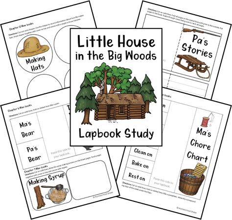 Little House In The Big Woods, Maple Sugaring Activities, Playful Pioneers, Literature Unit Studies, Literature Study, Pioneer Days, Study Printables, Unit Studies Homeschool, Homeschool Hacks